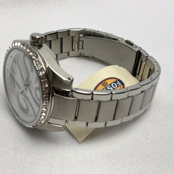 Fossil Women\'s Quartz Analog Silver Ladies Watch BQ1094